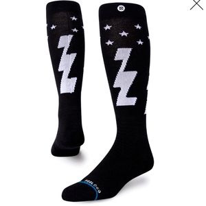 NWT Uni-sex Stance Black w/ Stars 🌟 Snowboarding Socks